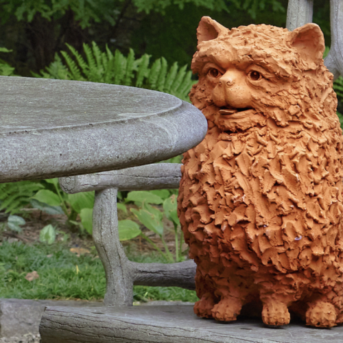 Pomeranian Statue